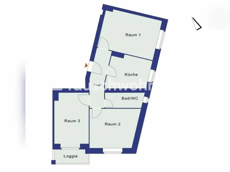 Tauschwohnung: 3 Raum Altbauwohnung GEWOBAG in Pberg gegen 4 Raum — photo 1
